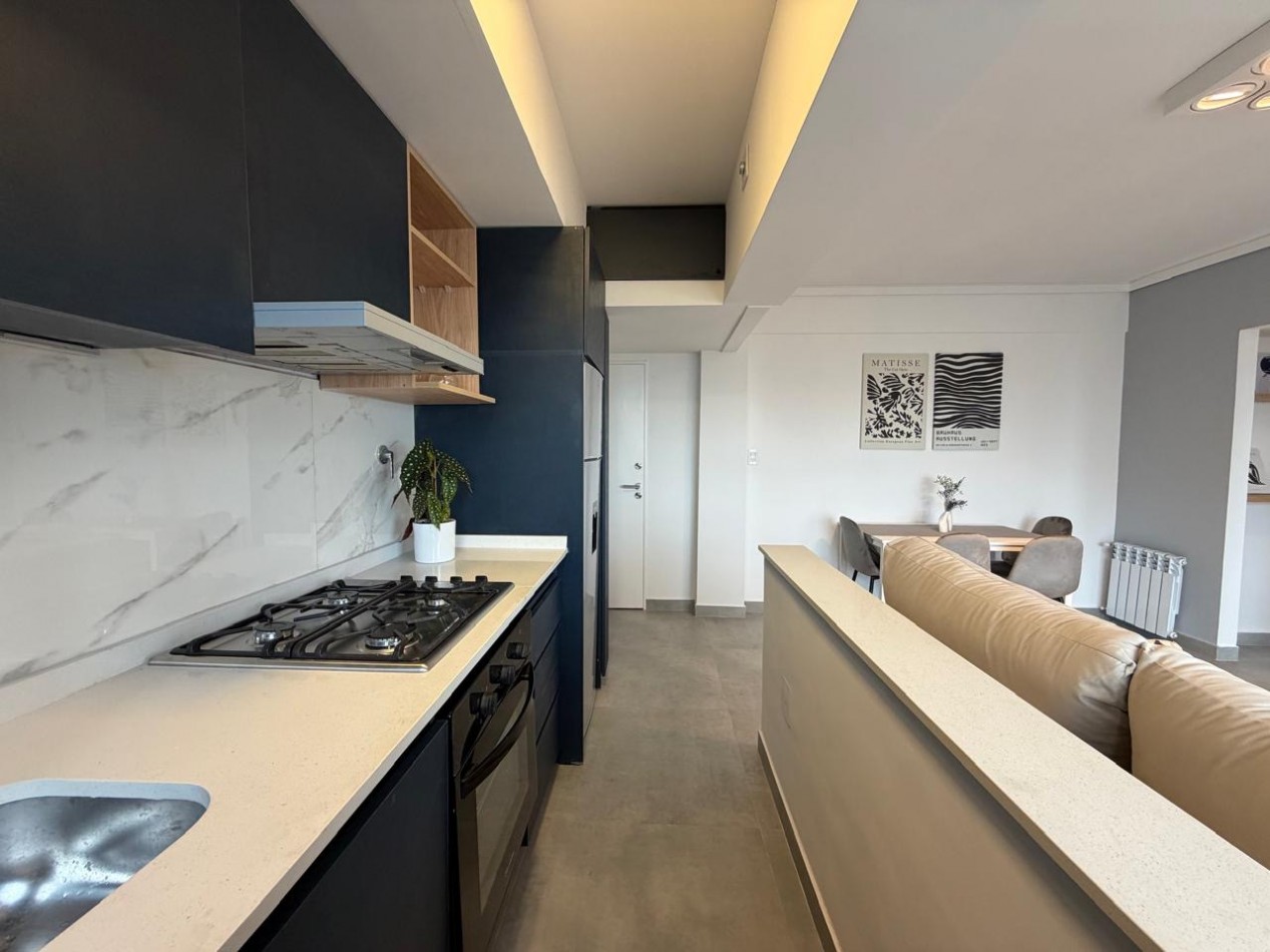 Dpto 2 Amb con vista al Mar y cochera Doble - Zona Guemes 