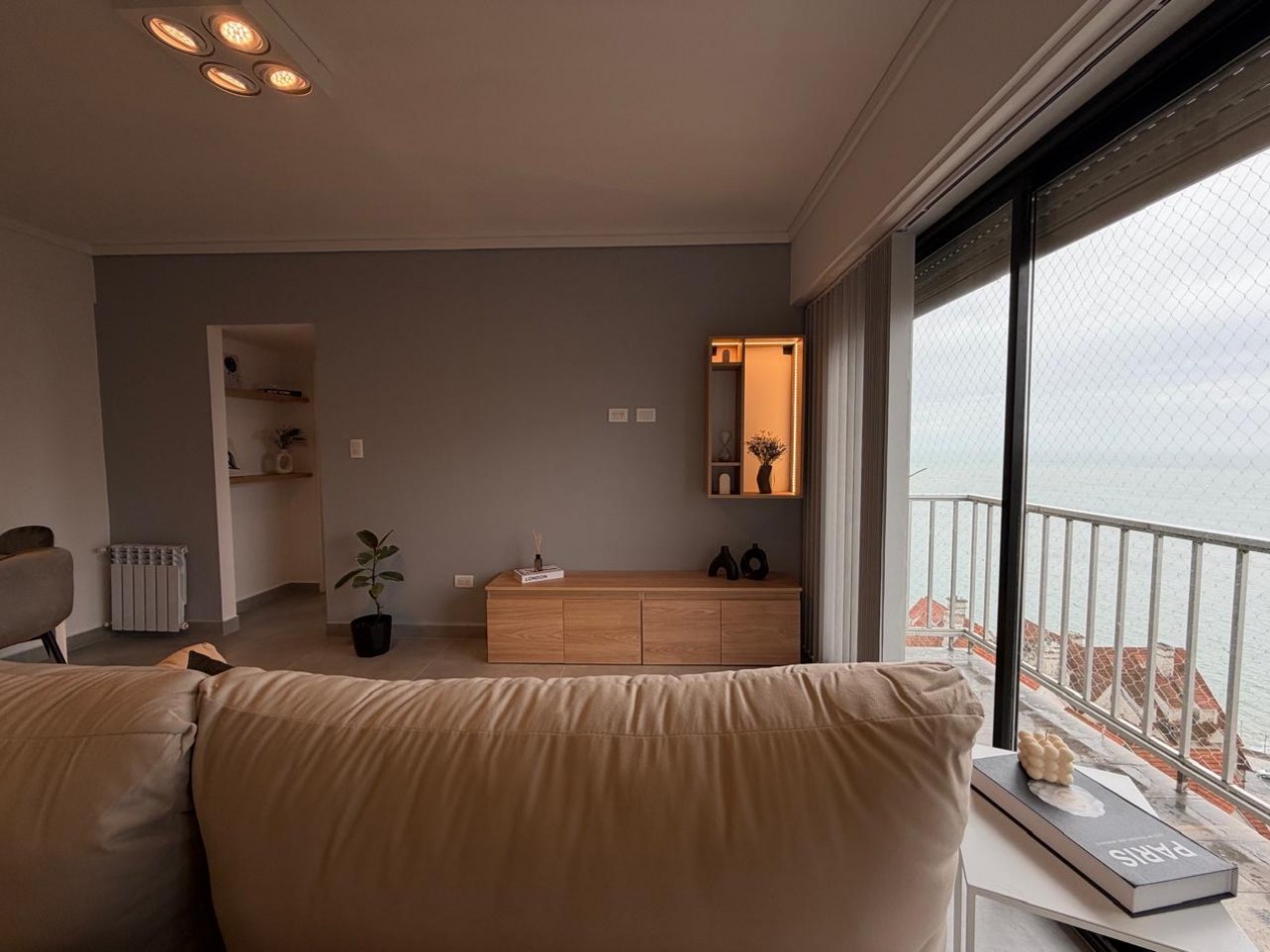 Dpto 2 Amb con vista al Mar y cochera Doble - Zona Guemes 